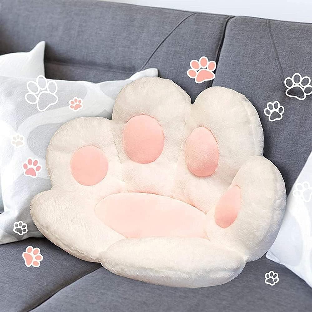Perna Decorativa Flippy Laba de Pisica Alb 80x70 cm — imagine 2