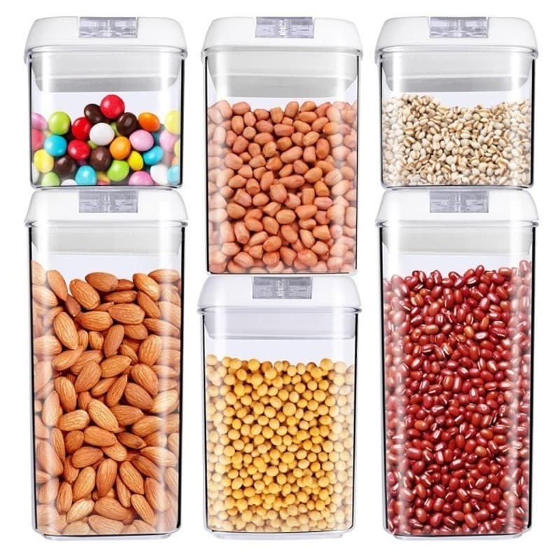 Set de Recipiente de Depozitare in Plastic pentru Alimente, Flippy — imagine 1