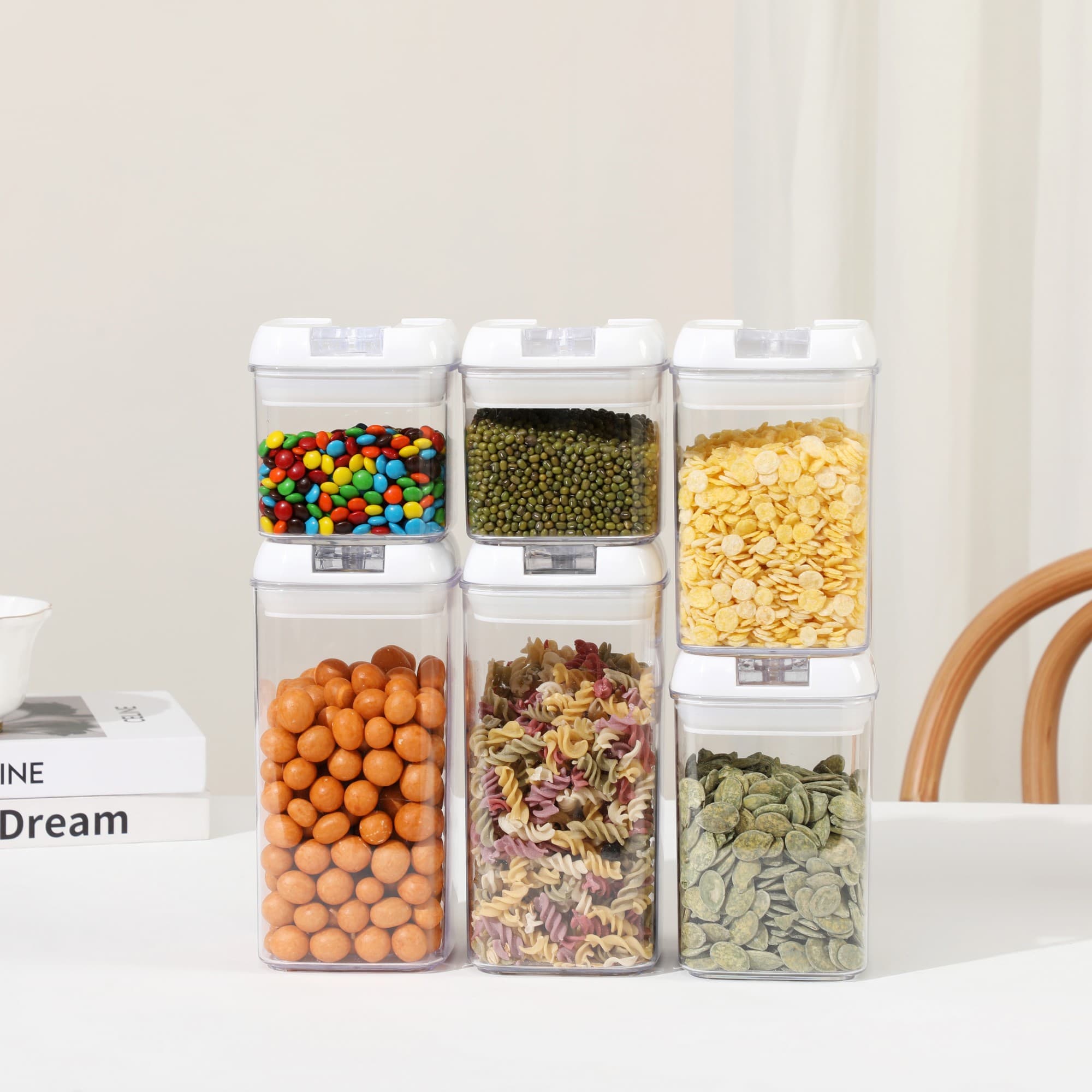 Set de Recipiente de Depozitare in Plastic pentru Alimente, Flippy — imagine 2