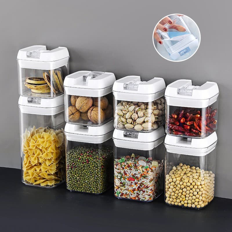 Set de Recipiente de Depozitare in Plastic pentru Alimente, Flippy — imagine 6