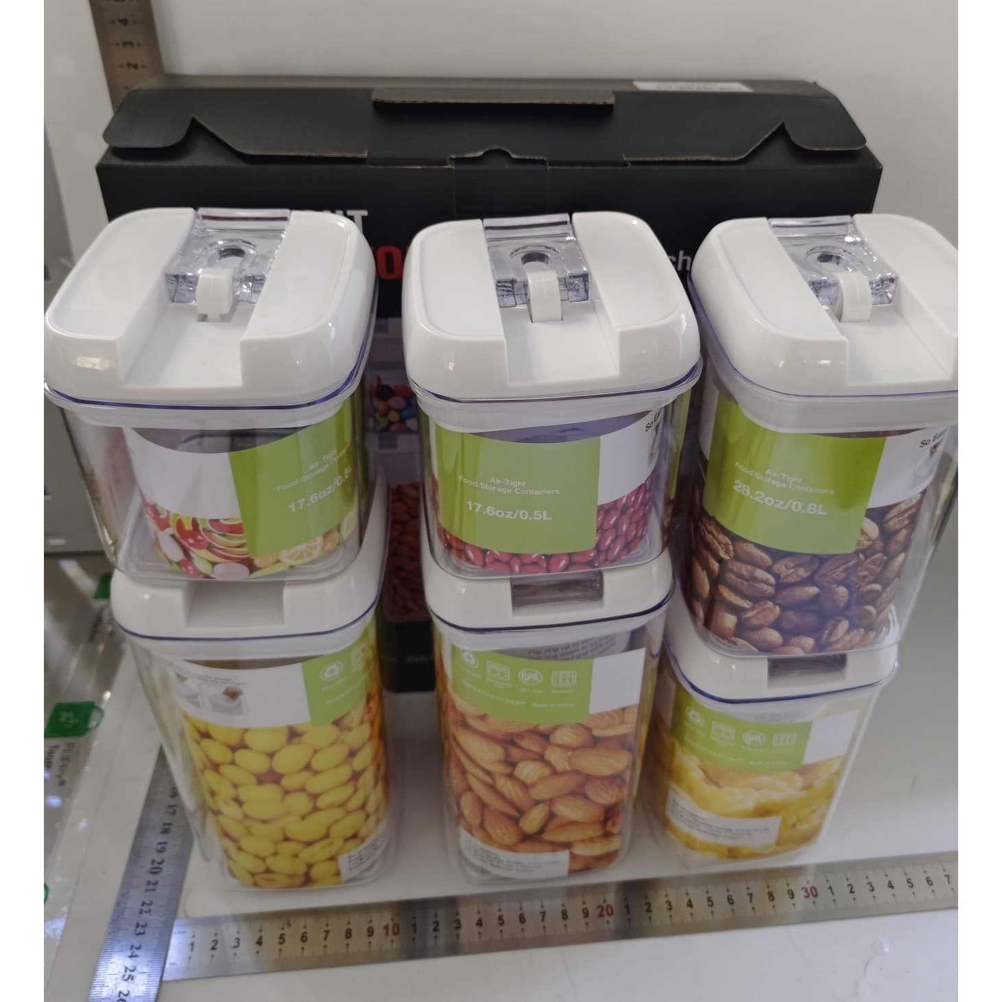 Set de Recipiente de Depozitare in Plastic pentru Alimente, Flippy — imagine 8