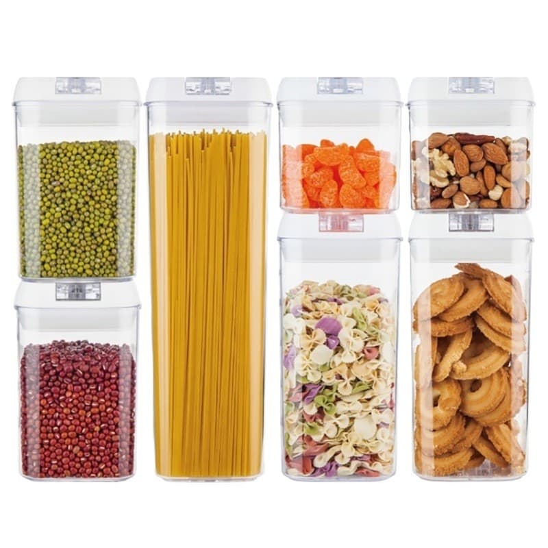 Set Recipiente Plastic Flippy pentru Alimente Inchidere Ermetica — imagine 1
