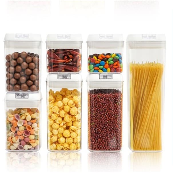 Set Recipiente Plastic Flippy pentru Alimente Inchidere Ermetica — imagine 3