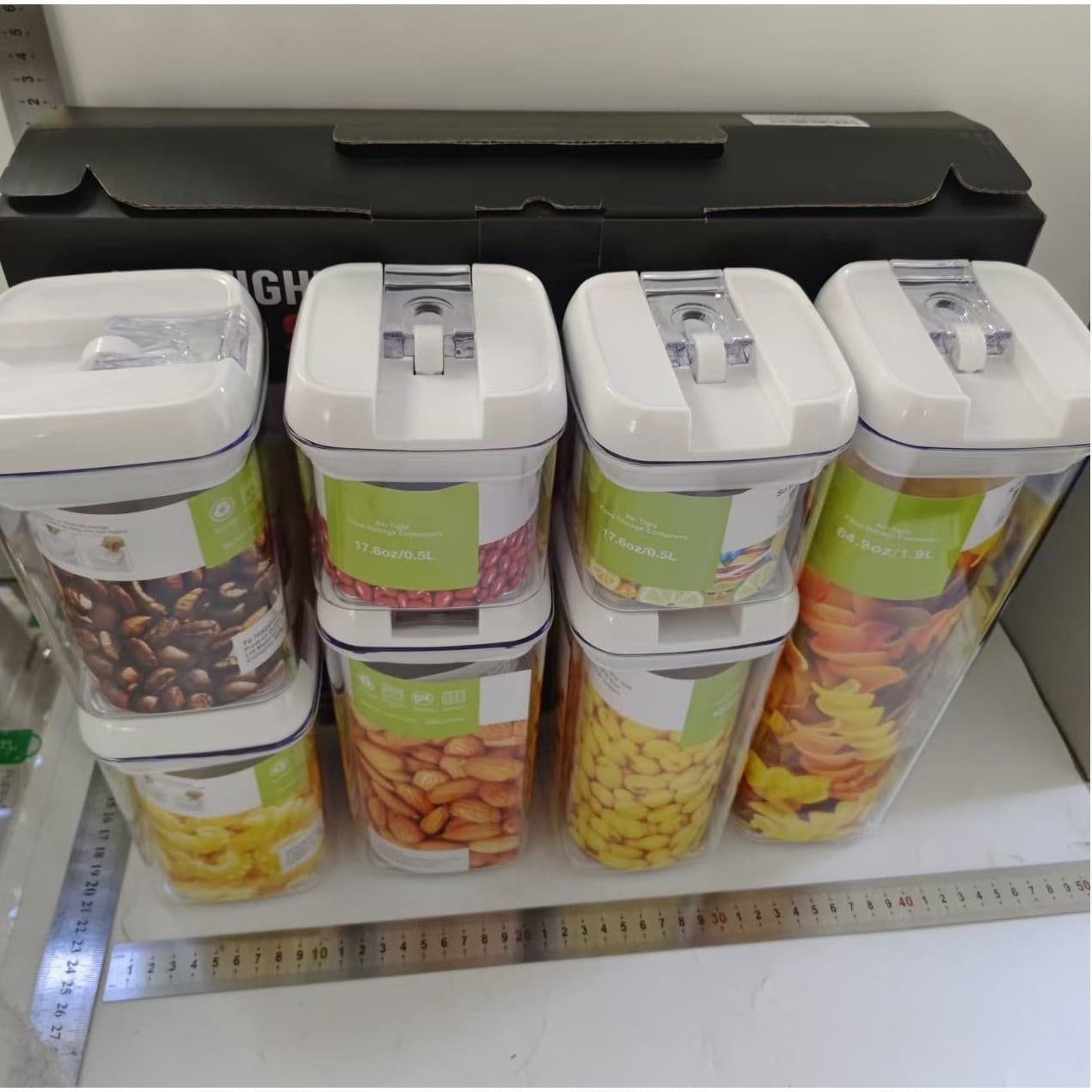 Set Recipiente Plastic Flippy pentru Alimente Inchidere Ermetica — imagine 8