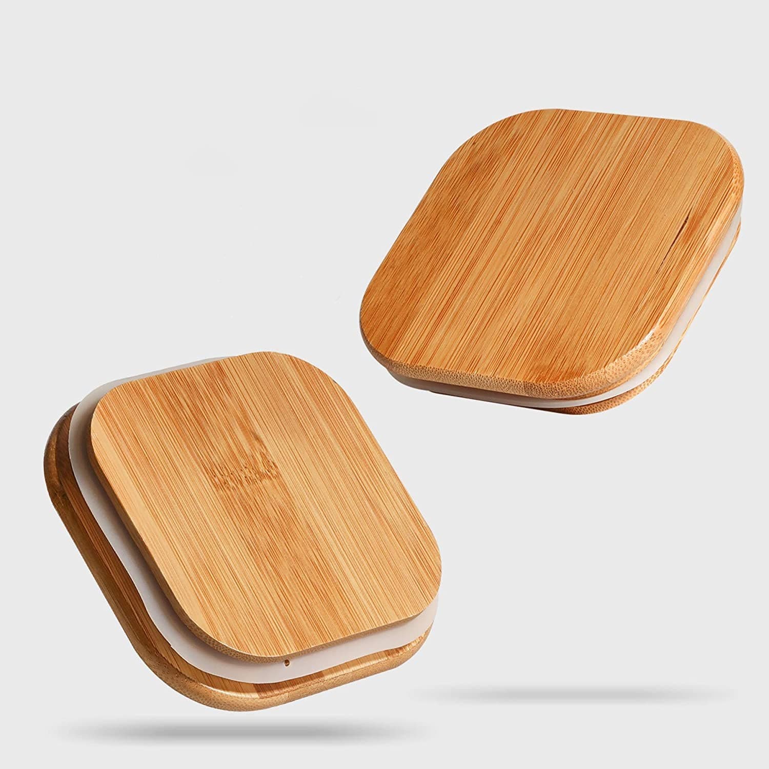 Set de cutii de depozitare alimente Flippy cu capac din bambus — imagine 5