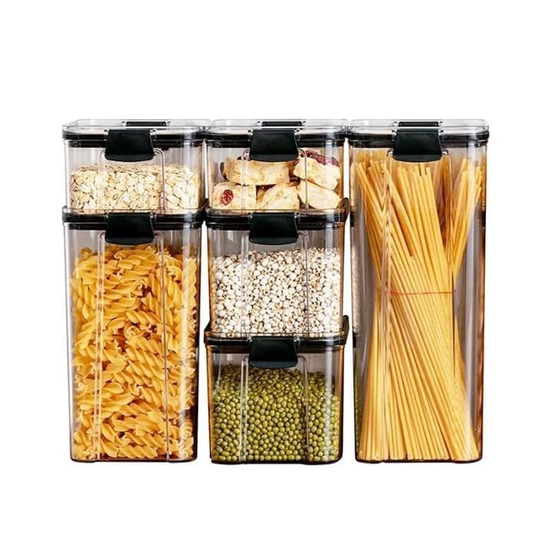 Recipiente Plastic Set 6 pentru Alimente/Obiecte Flippy — imagine 1