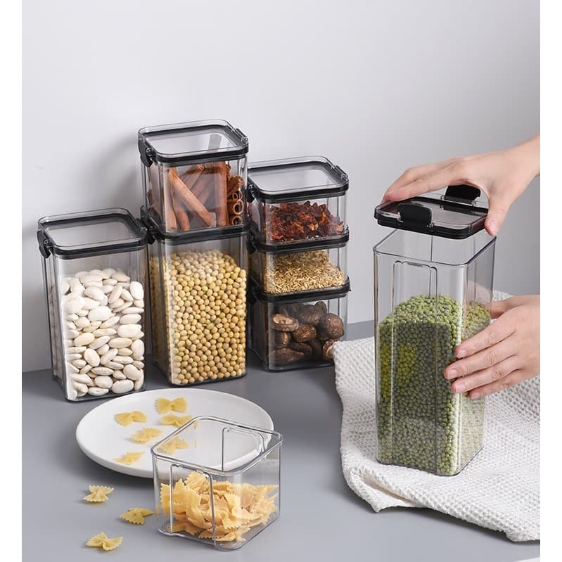 Recipiente Plastic Set 6 pentru Alimente/Obiecte Flippy — imagine 4