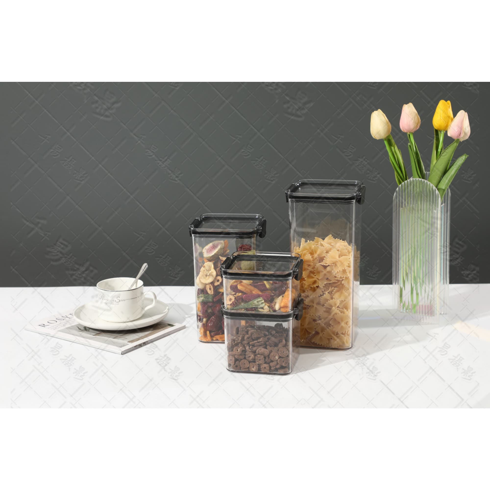 Recipiente de depozitare Flippy Set 8 Inchidere ermetica pentru alimente — imagine 3