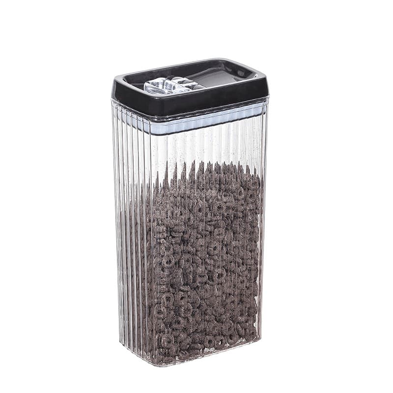 Recipient Plastic Flippy pentru Alimente/Obiecte Inchidere Ermetica Textura Ondulata 3.3 l Transparent — imagine 1
