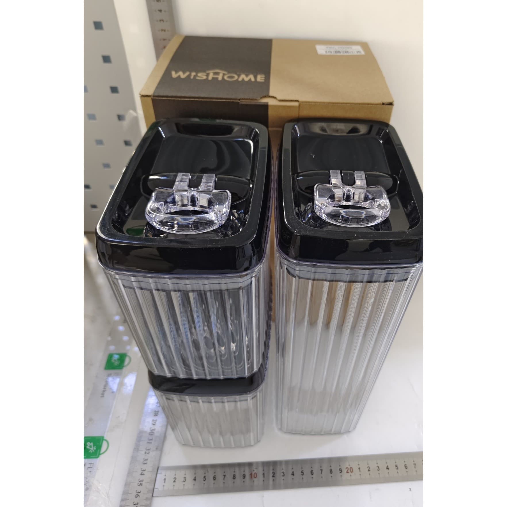 Recipiente Plastic Flippy Set 3 pentru Alimente Inchidere Ermetica Transparent — imagine 5