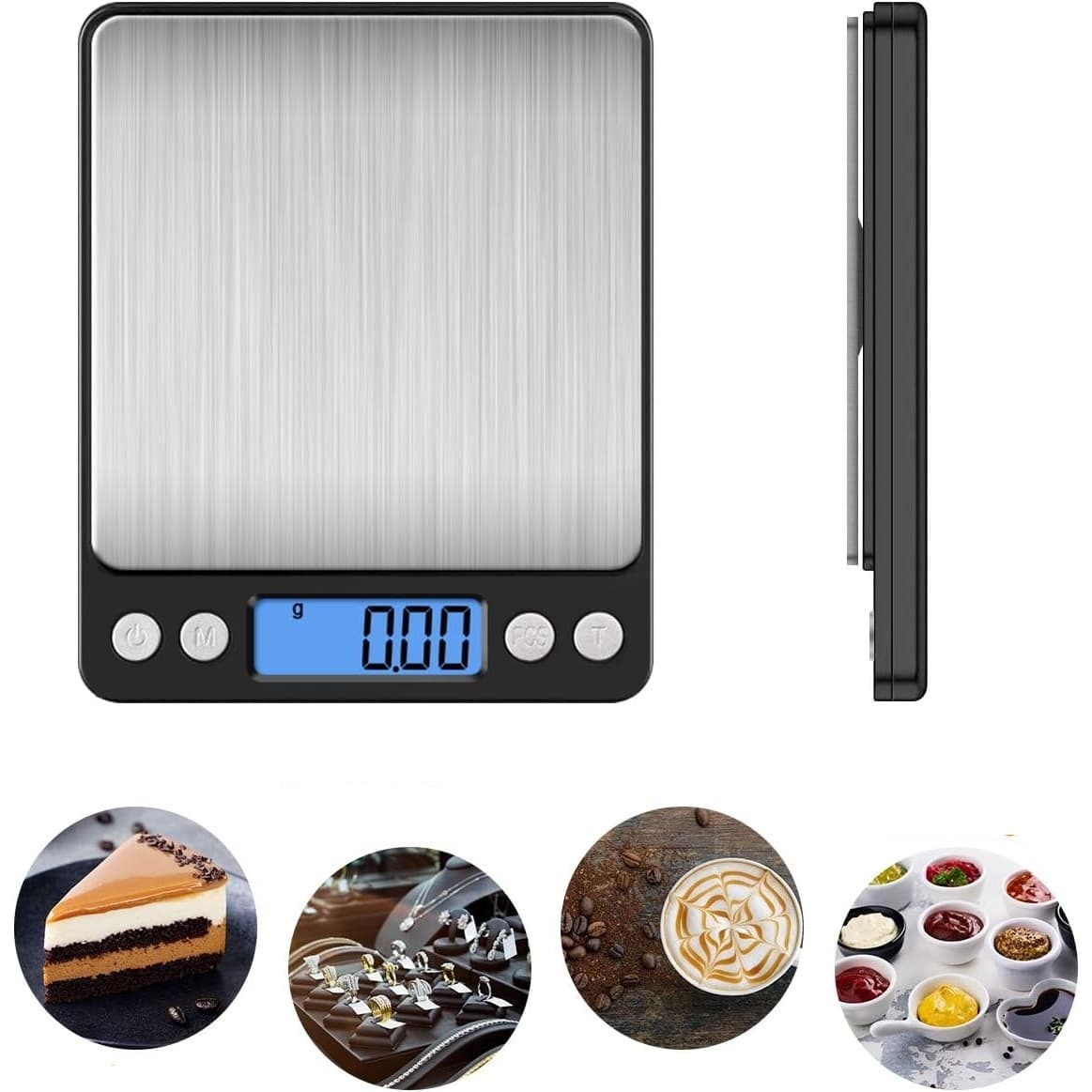 Cantar electronic mini Flippy pentru alimente si bijuterii — imagine 3