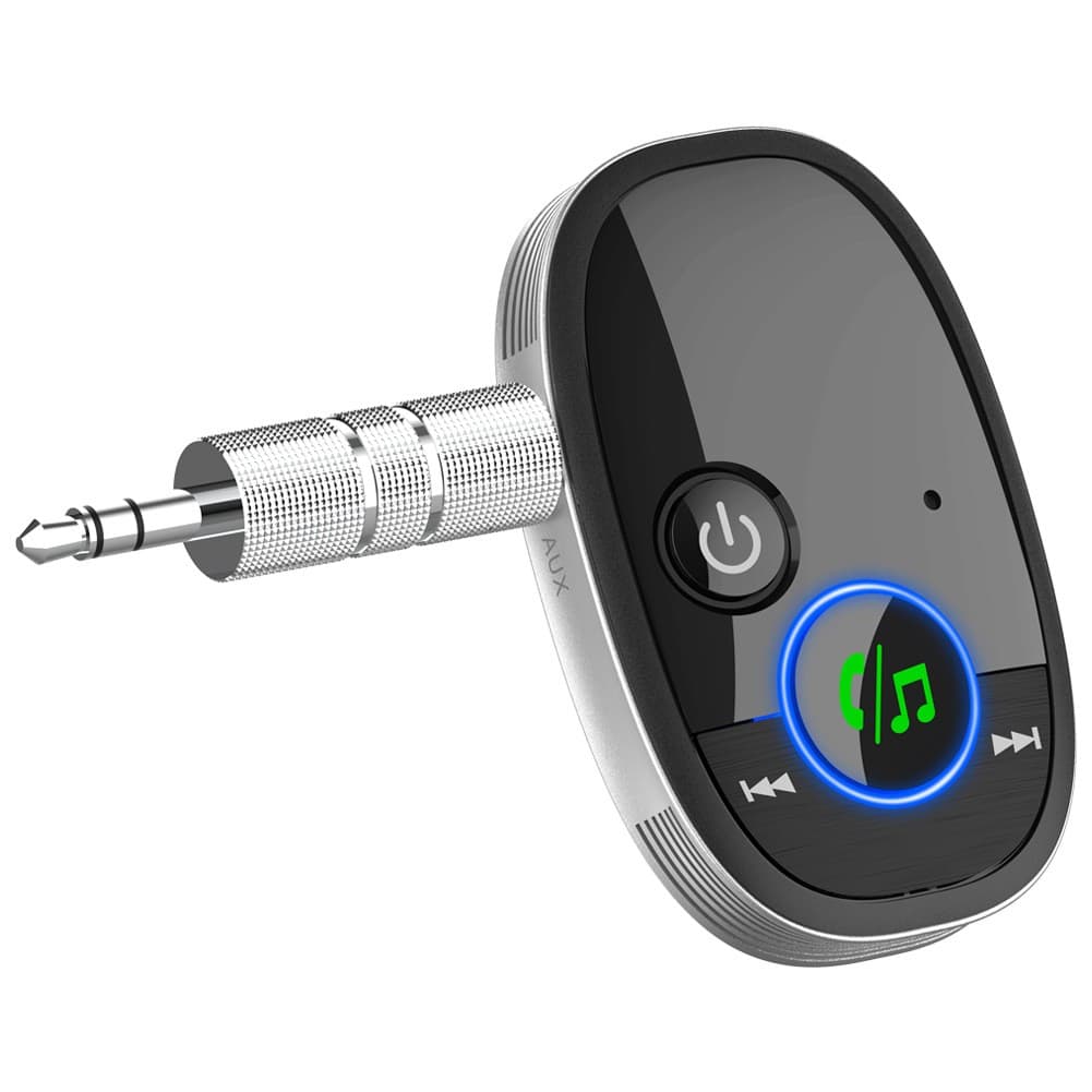 Adaptor Auto Bluetooth Auxiliar Flippy Negru — imagine 1