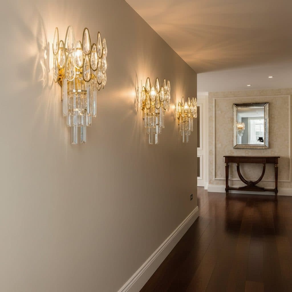 Aplica de perete Cristal Flippy ALHAMBRA 2x E14 Auriu — imagine 13