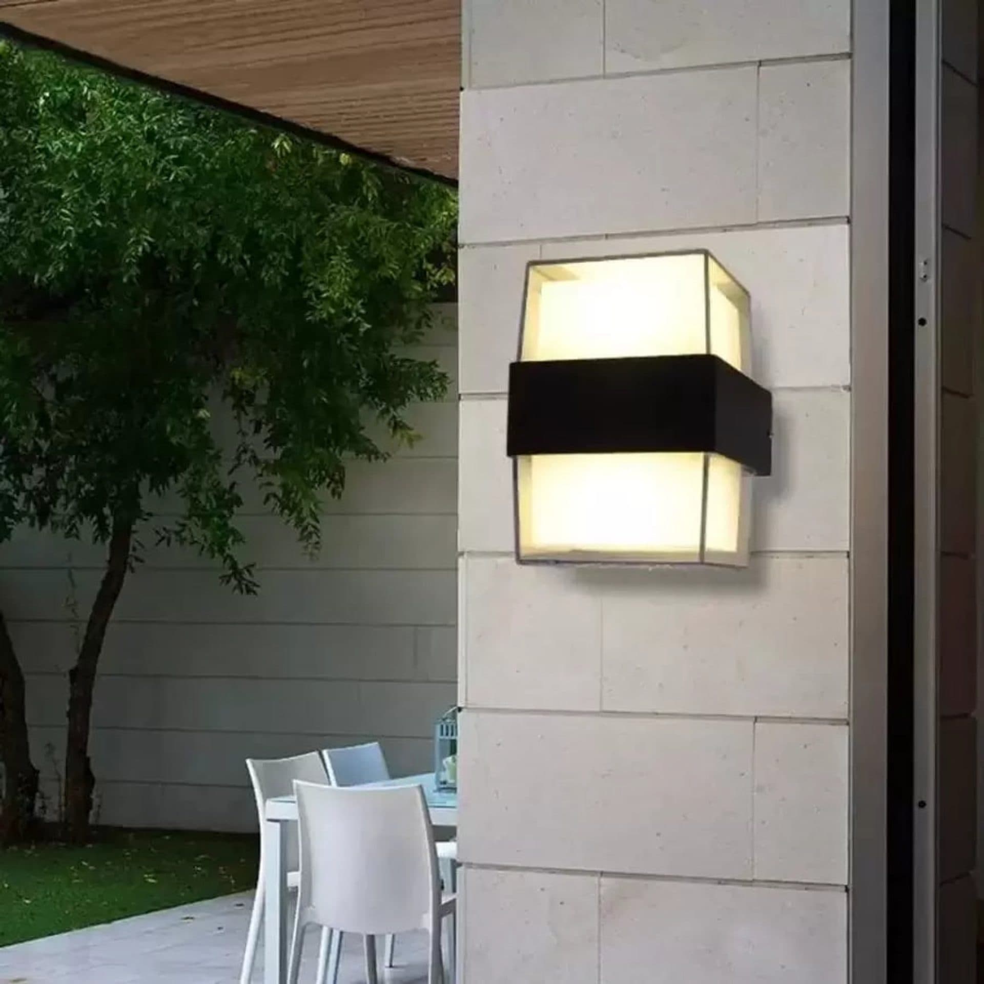 Aplica LED Exterior Flippy Kennedy 12W Alb Negru — imagine 3