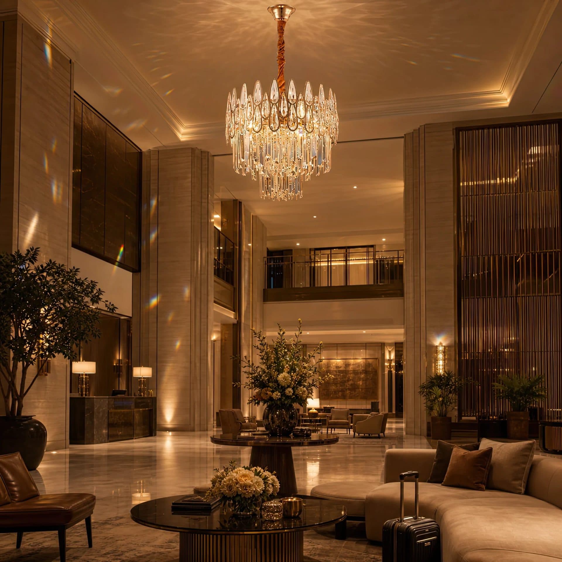 Candelabru Flippy Cristal ALHAMBRA Petito 3x E14 Auriu Lucios — imagine 7