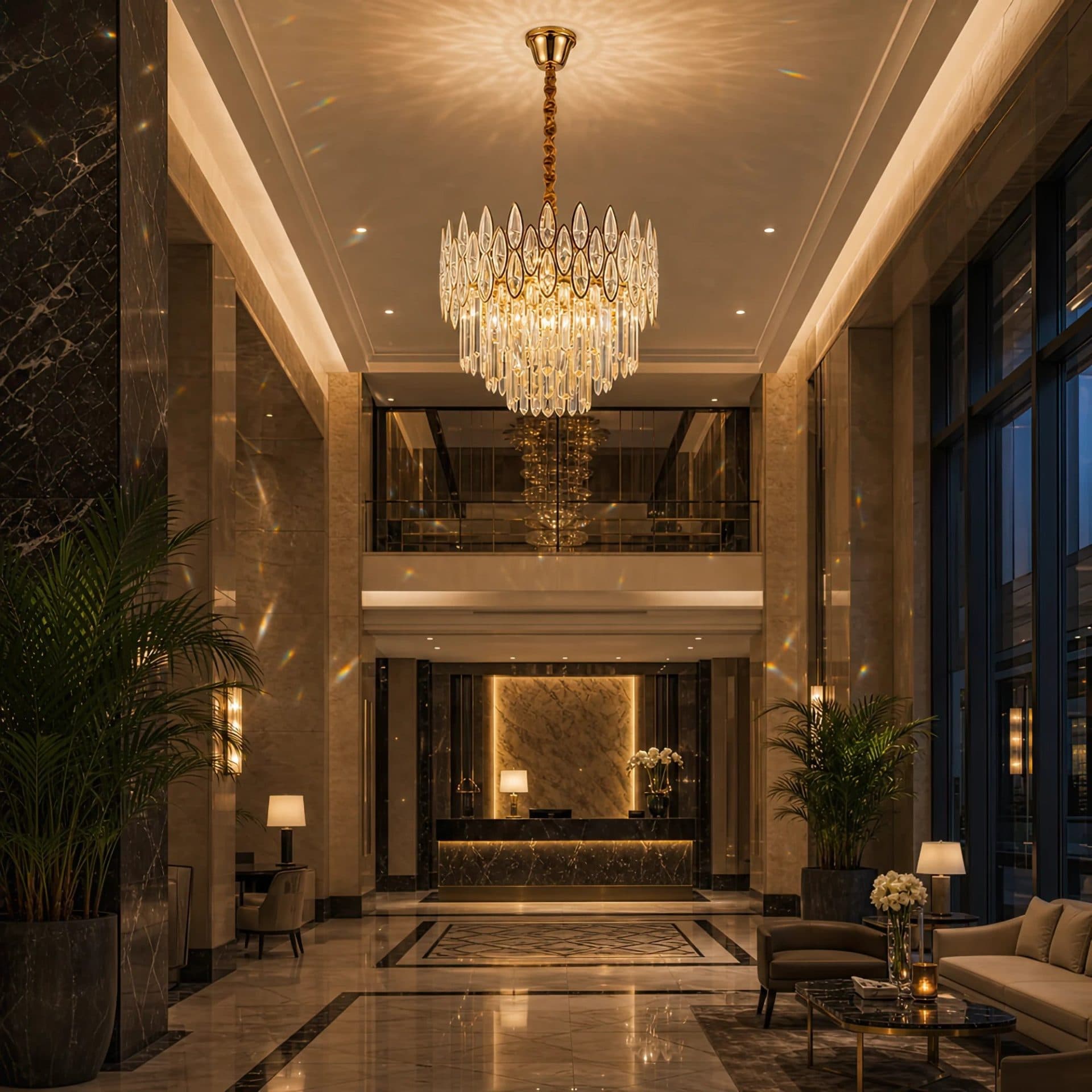 Candelabru Flippy Cristal ALHAMBRA Petito 3x E14 Auriu Lucios — imagine 8