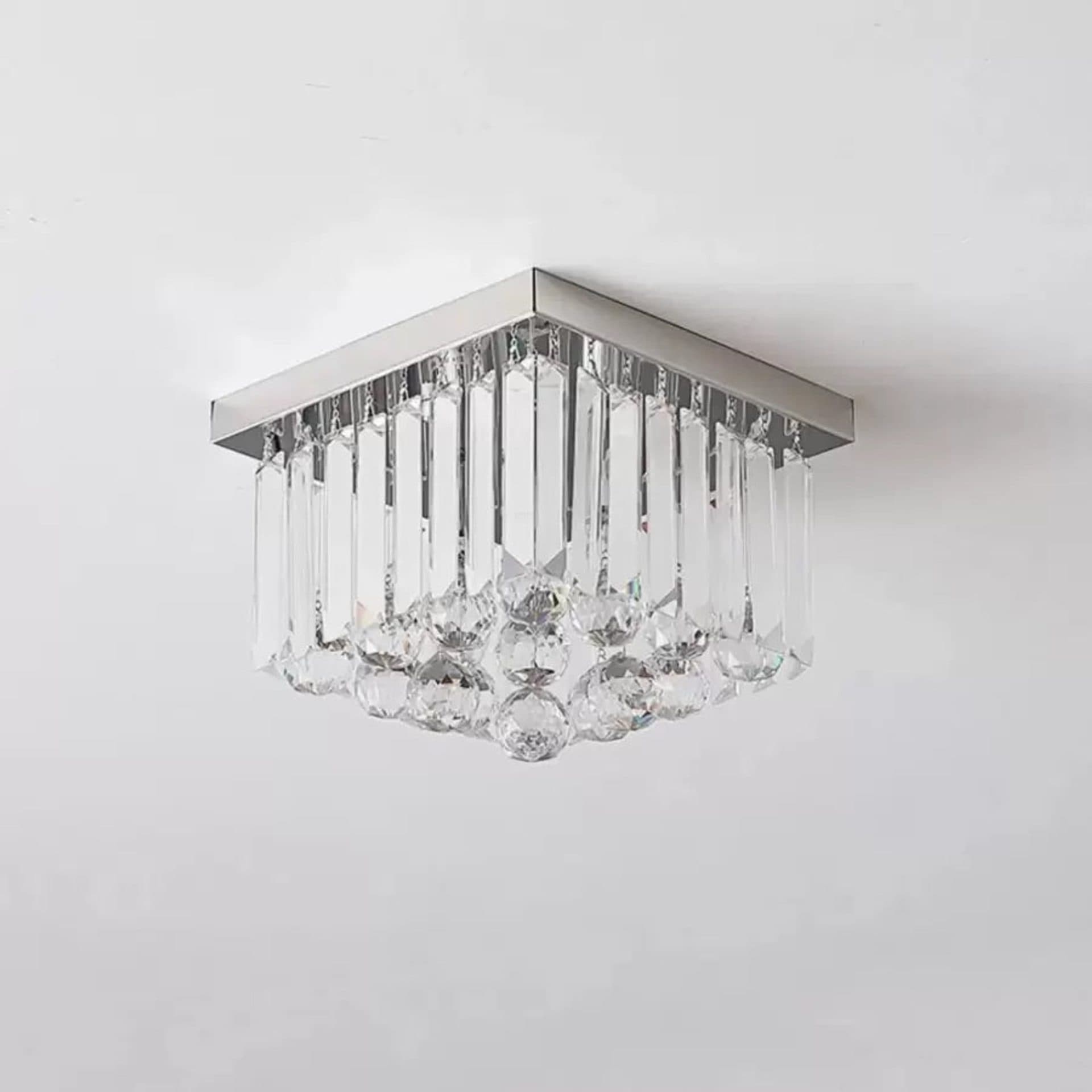 Lustra Cristal Flippy MARTINEZ Linear Luxe, Crom Lucios, 4x E14 — imagine 3