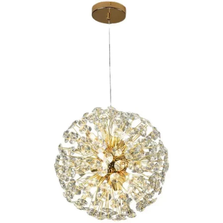 Candelabru Cristal Flippy 9x G9, Diametru 50cm, Auriu Lucios — imagine 7