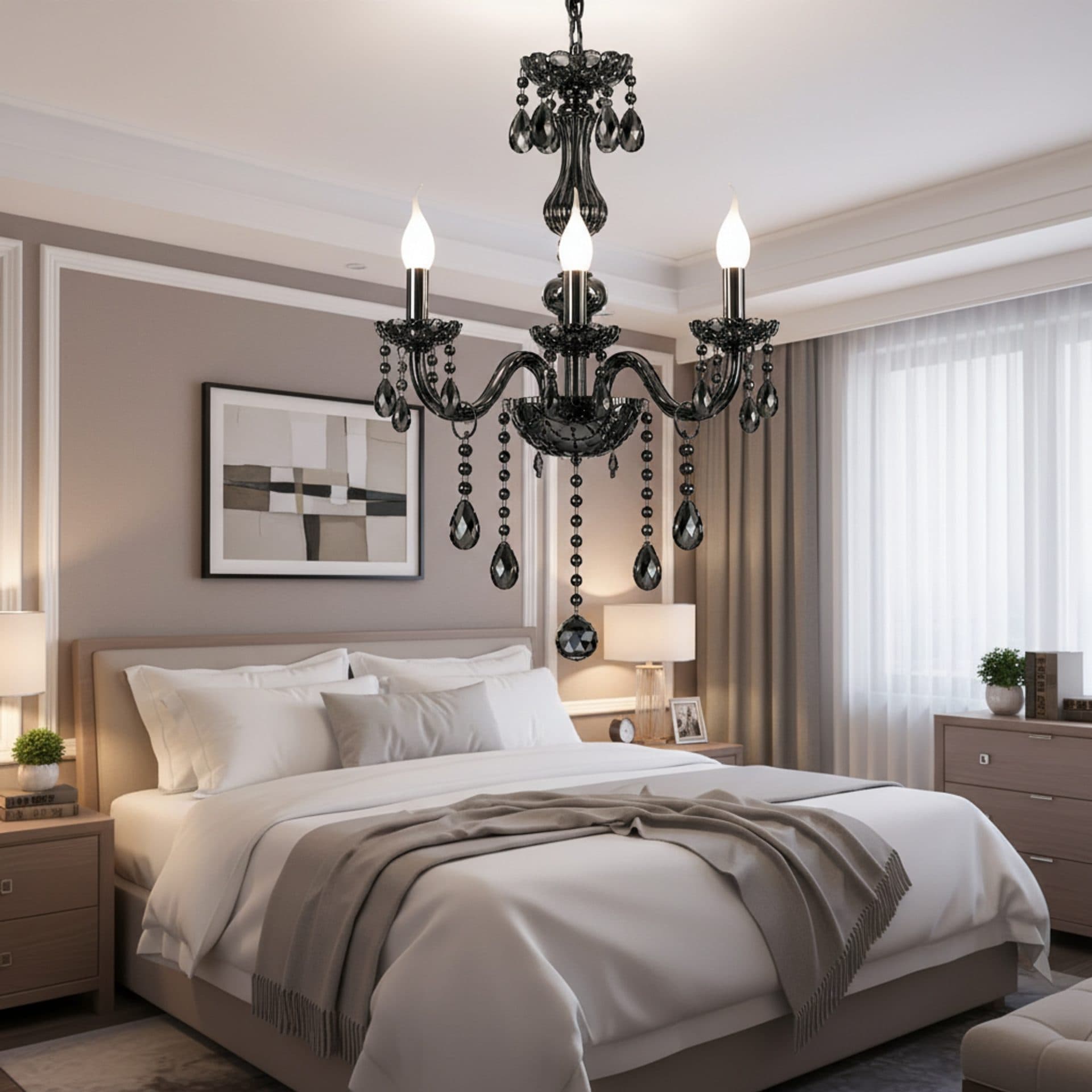 Candelabru Flippy AUGUST Eleganza 3xE14 Diametru 48cm Argintiu Inaltime Reglabila — imagine 3