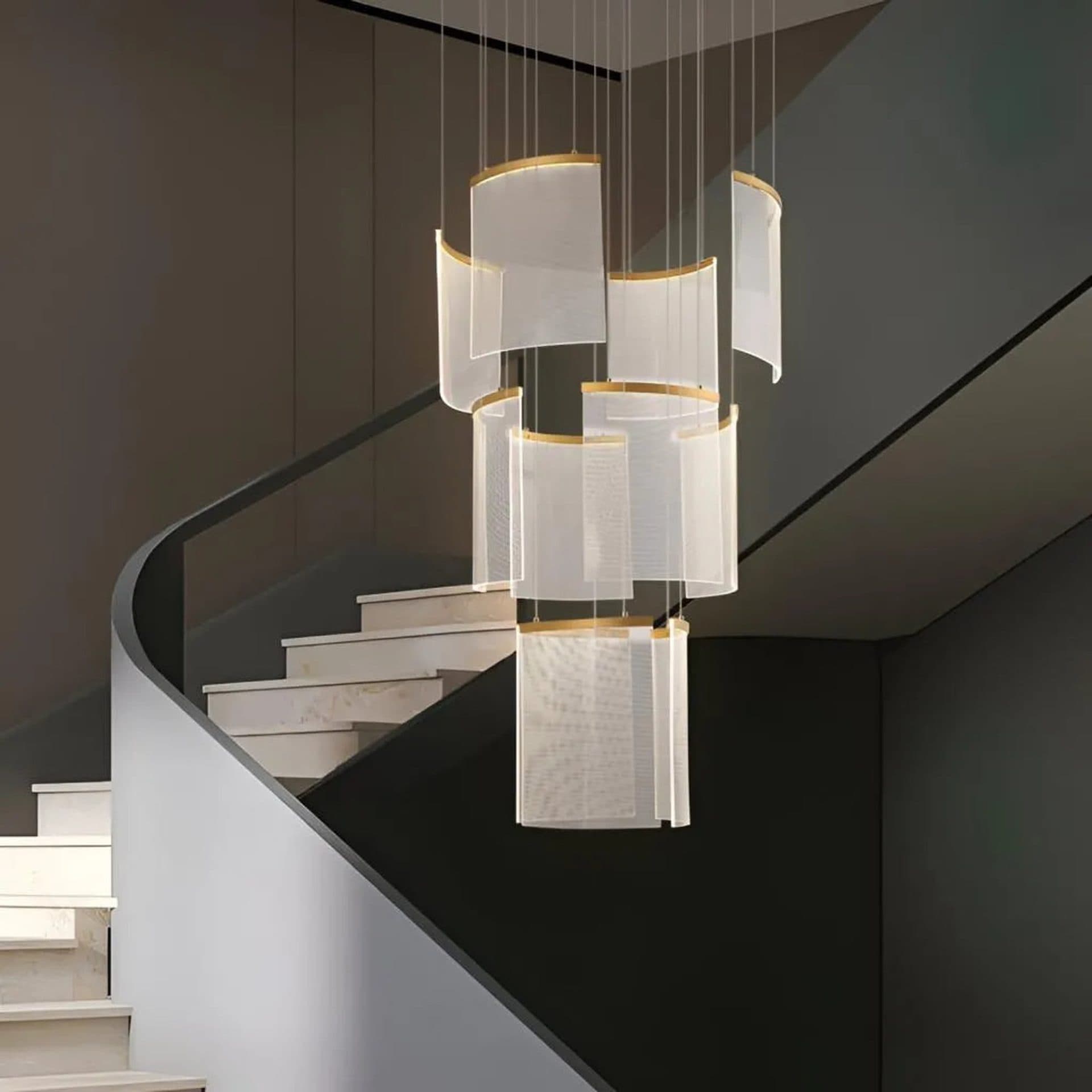 Candelabru Cristal LED Flippy Auriu 80cm — imagine 1