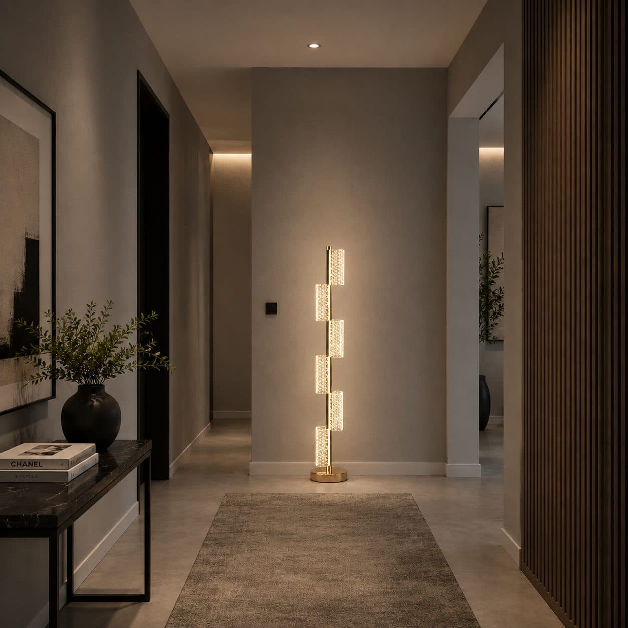 Lampadar LED Flippy 40W Modern Austin 125Cm Auriu — imagine 7