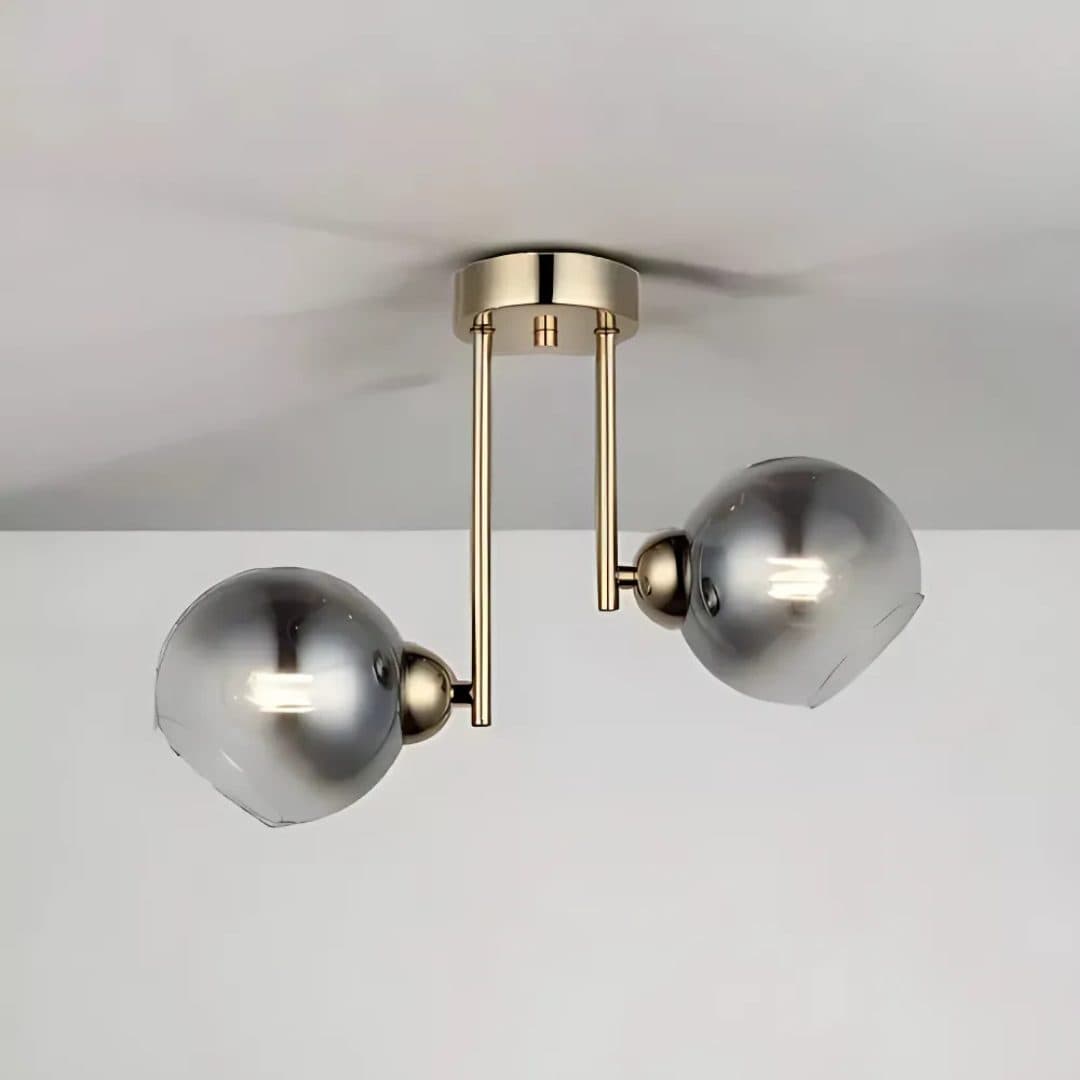 Lustra Flippy moderna 2x E27 Auriu Metal — imagine 5