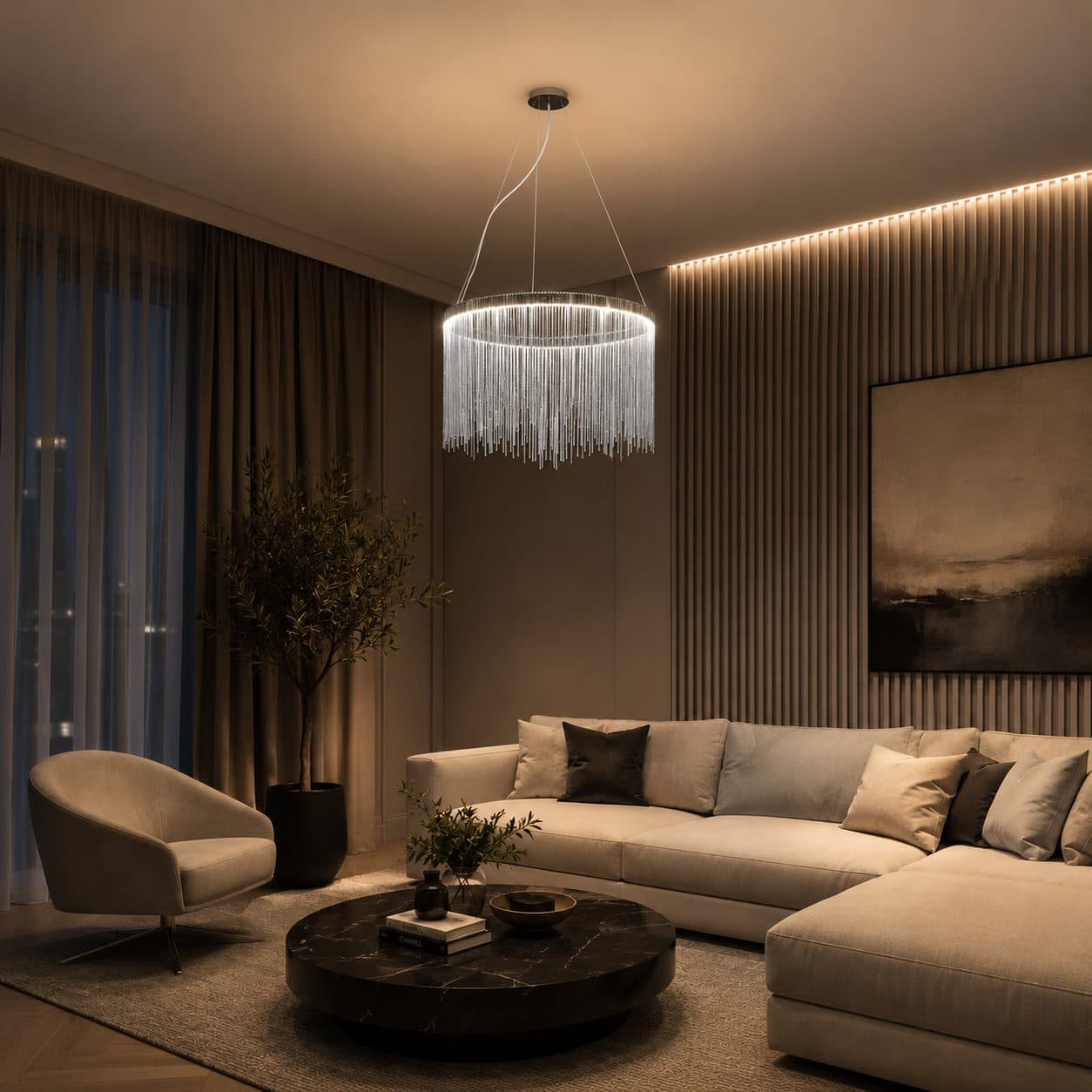 Lustra LED suspendata Flippy ILLUMINA MAGNUS 38W — imagine 5