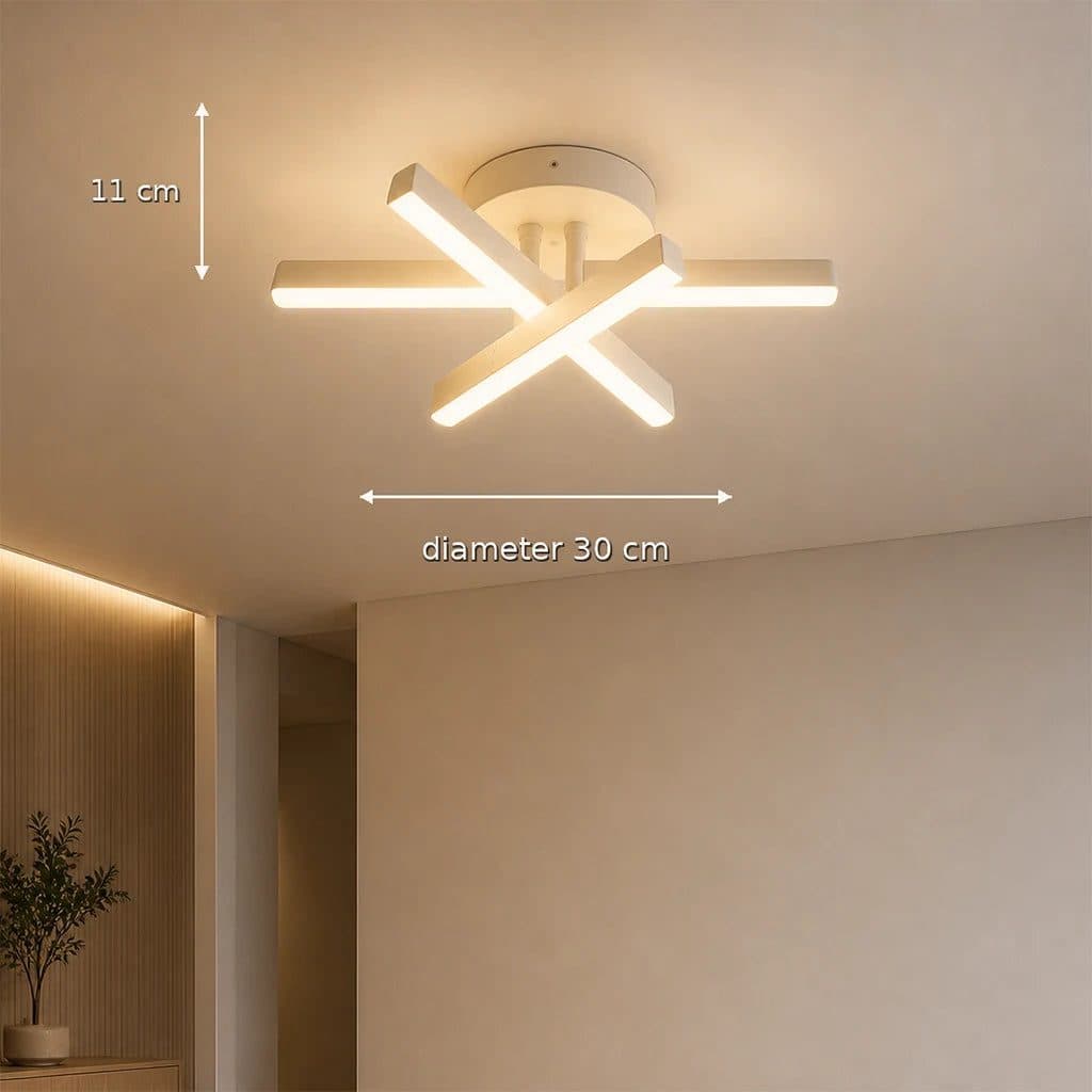 Lustra LED Flippy 26W Alb Metal Lumina Rece Calda Neutra — imagine 6