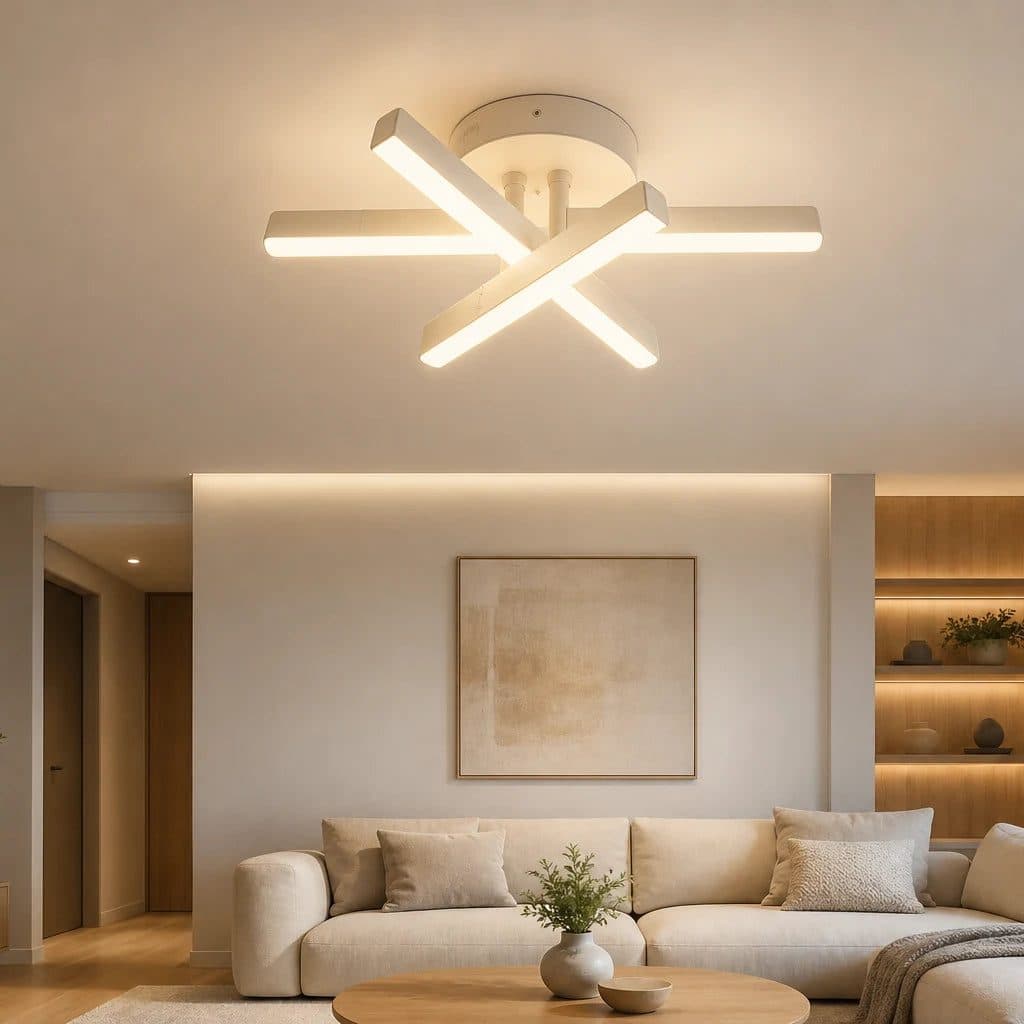 Lustra LED Flippy 26W Alb Metal Lumina Rece Calda Neutra — imagine 8