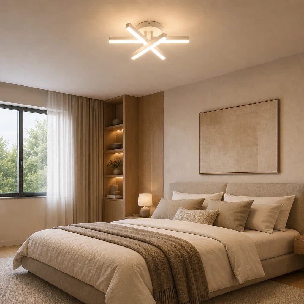 Lustra LED Flippy 26W Alb Metal Lumina Rece Calda Neutra — imagine 11