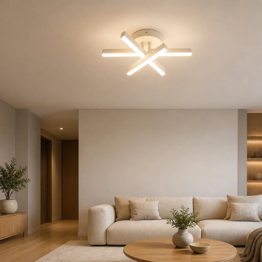 Lustra LED Flippy 26W Alb Metal Lumina Rece Calda Neutra — imagine 13