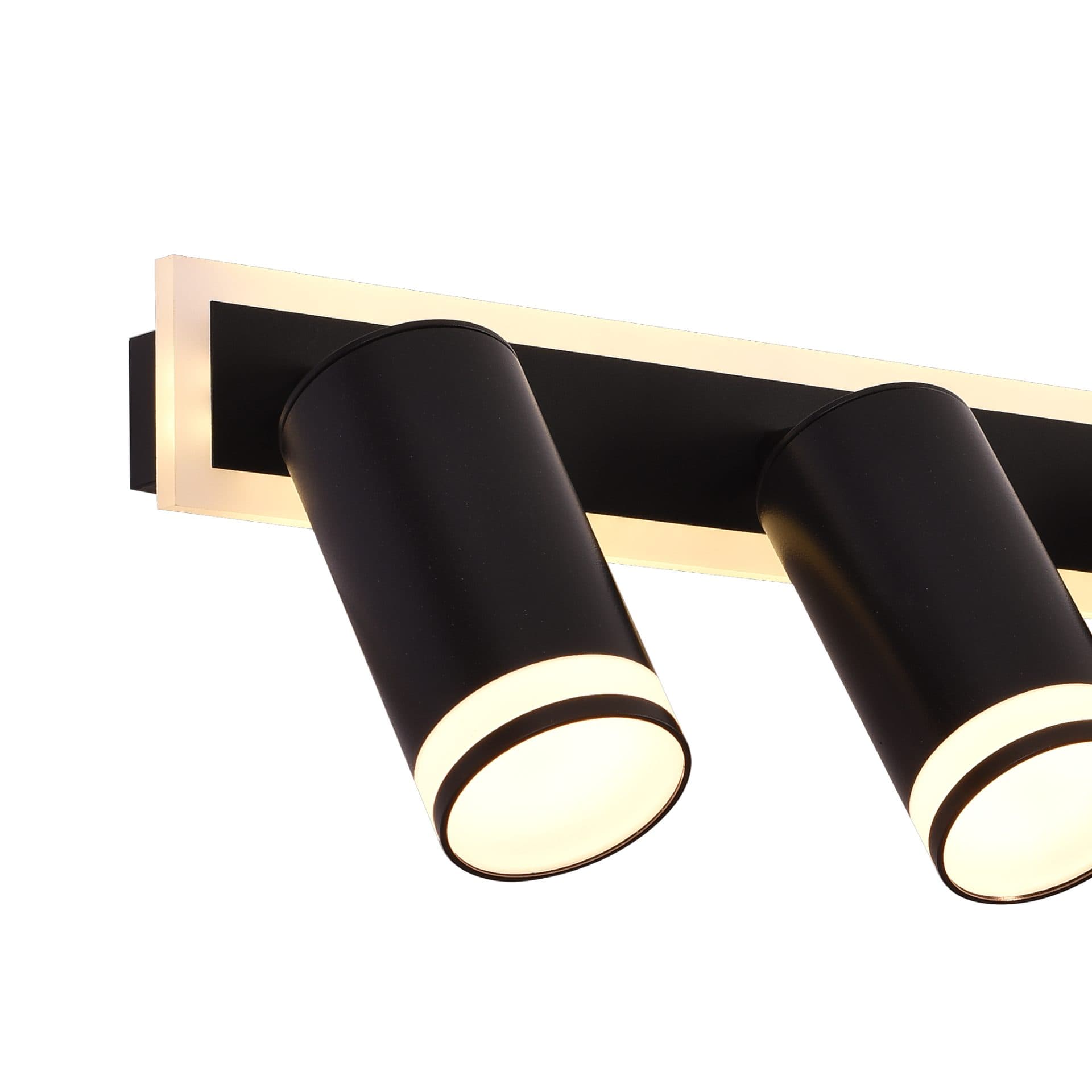 Lustra LED Flippy 46W Proiector Reglabil Acril si Metal Negru — imagine 2