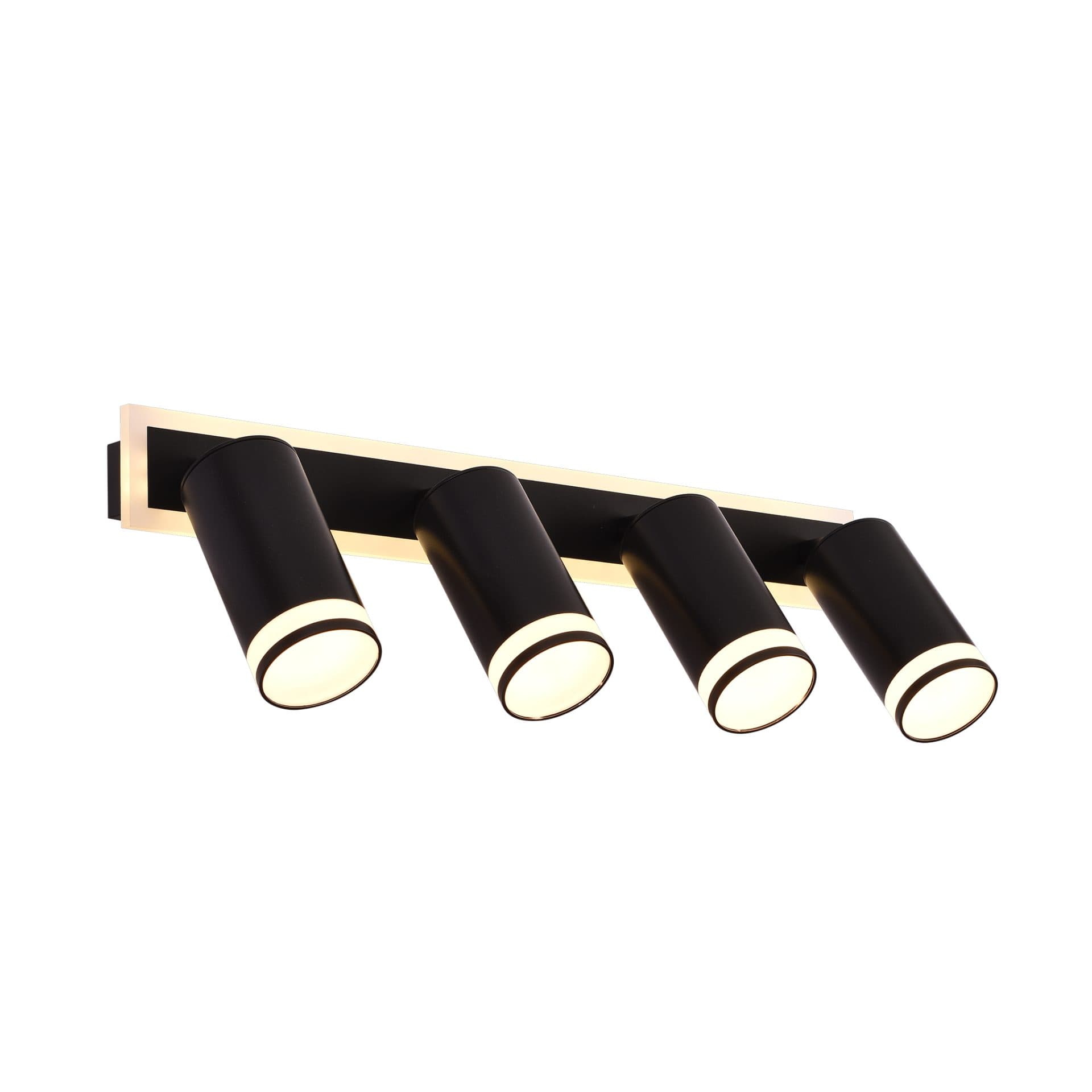 Lustra LED Flippy 46W Proiector Reglabil Acril si Metal Negru — imagine 4