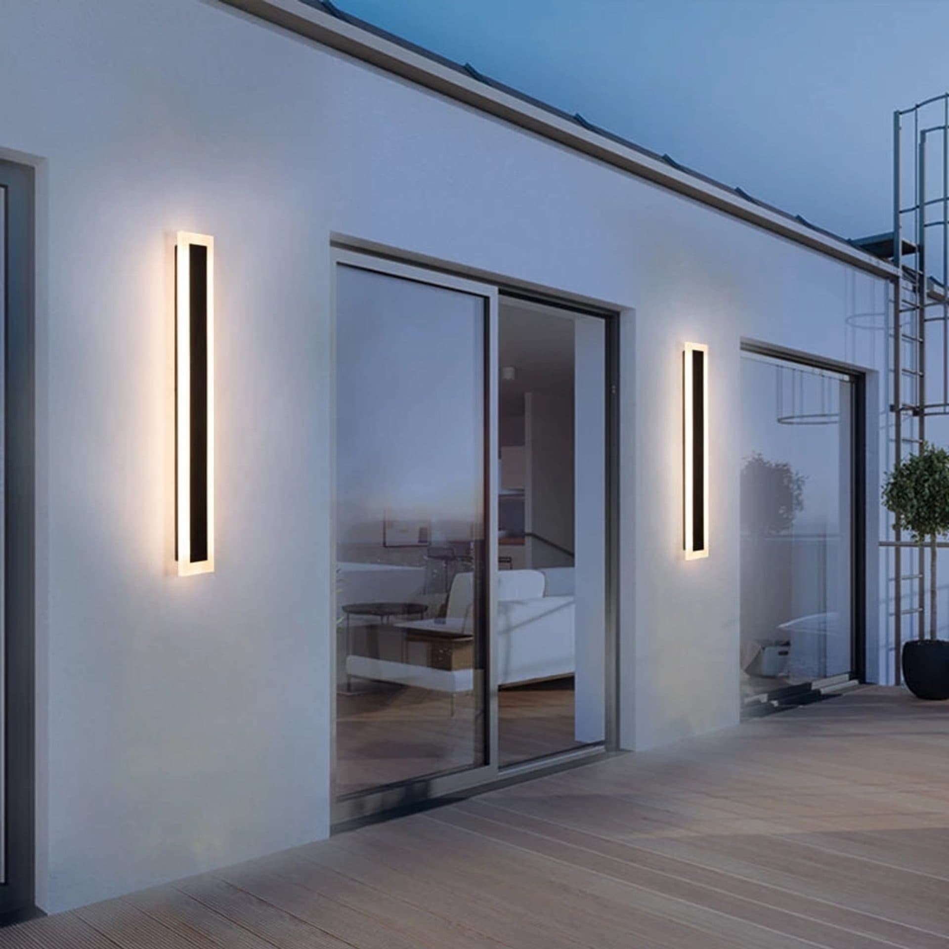 Aplica LED de Exterior Flippy 30cm 4W IP65 Metal Negru — imagine 4