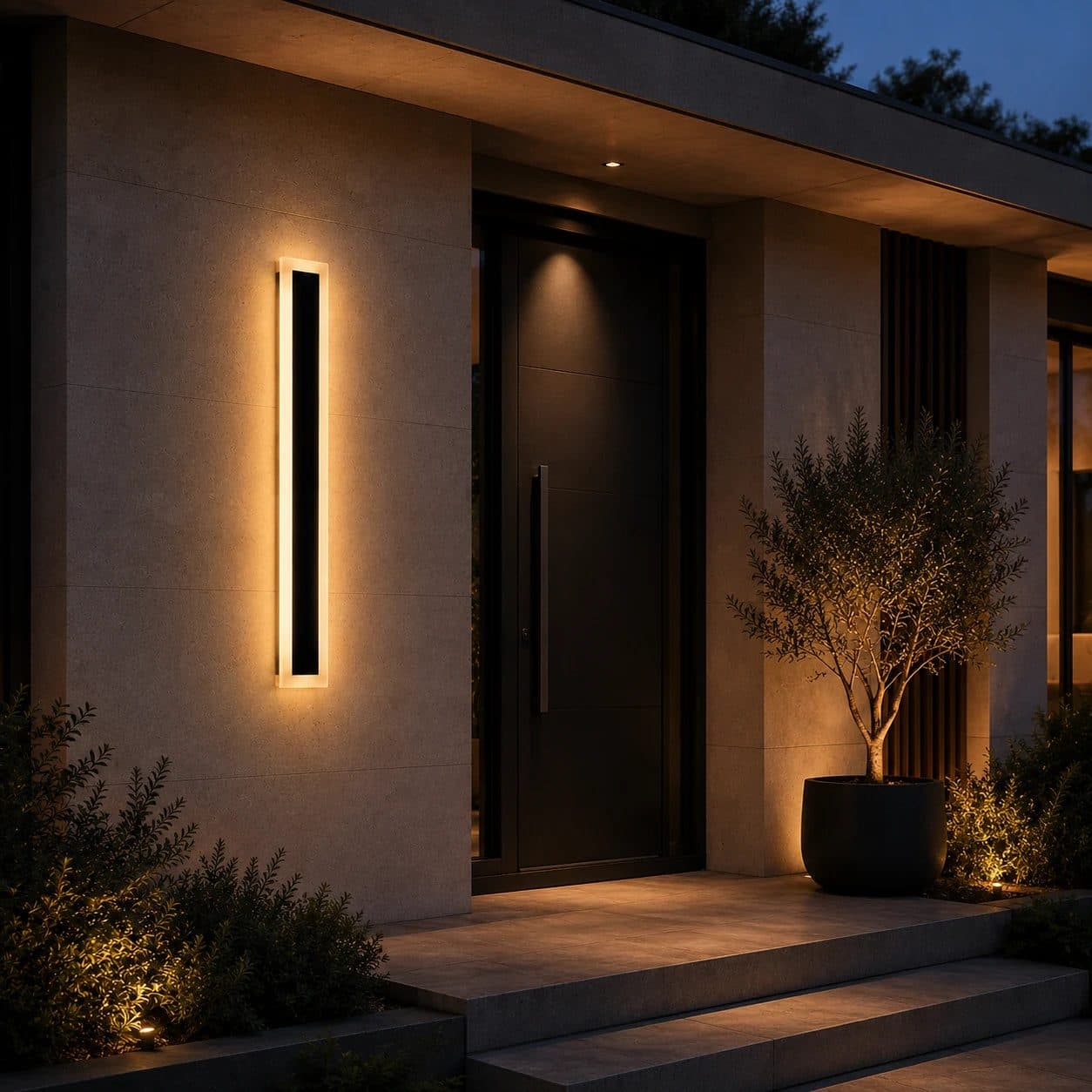 Aplica LED de Exterior Flippy 30cm 4W IP65 Metal Negru — imagine 11