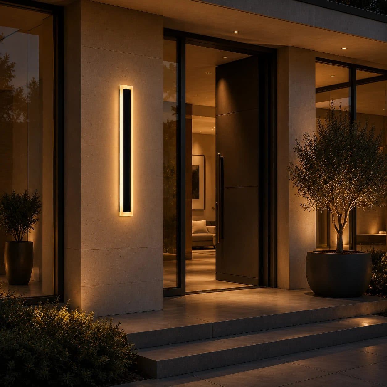 Aplica LED de Exterior Flippy 30cm 4W IP65 Metal Negru — imagine 13