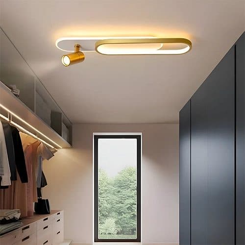 Lustra LED Flippy Proiector Reglabil Camilla 48W Auriu Lucios — imagine 4