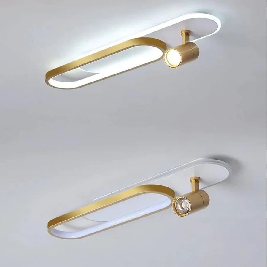 Lustra LED Flippy Proiector Reglabil Camilla 48W Auriu Lucios — imagine 7