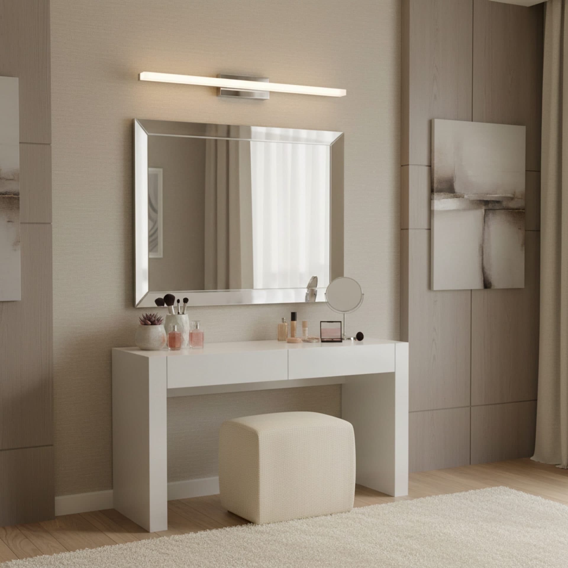 Aplica LED Flippy Liniara 7W Crom Lumina Calda/Neutra/Rece — imagine 3