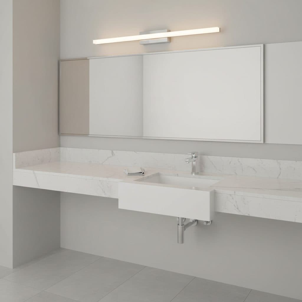 Aplica LED Flippy Liniara 7W Crom Lumina Calda/Neutra/Rece — imagine 7
