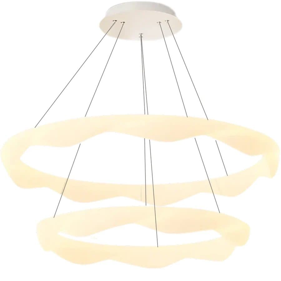 Lustra LED suspendata Flippy AMADEO 89W Inaltime Reglabila Telecomanda Alb — imagine 2