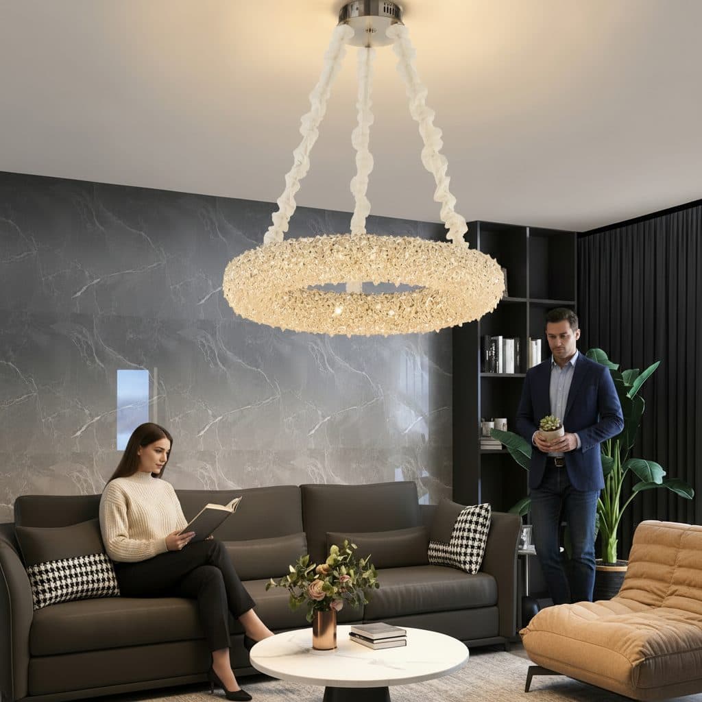 Candelabru Flippy PRAGA Magno Cristal 33W Auriu — imagine 11