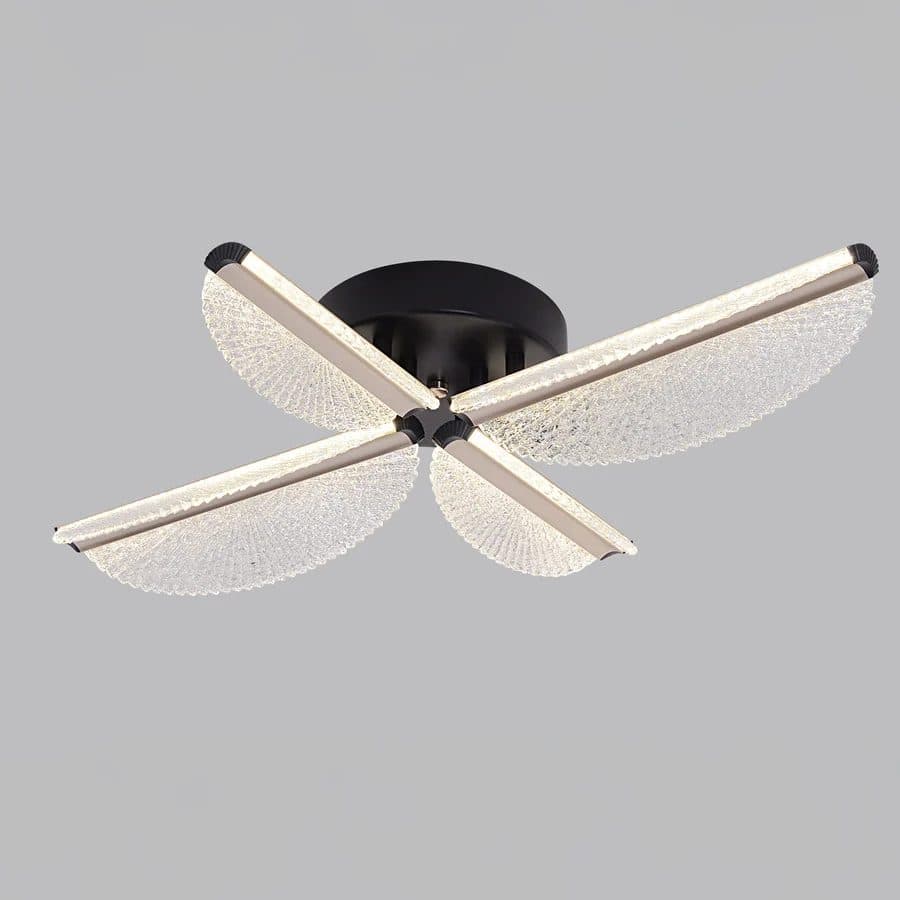 Lustra LED Flippy 43W 4 Petale Negru — imagine 3