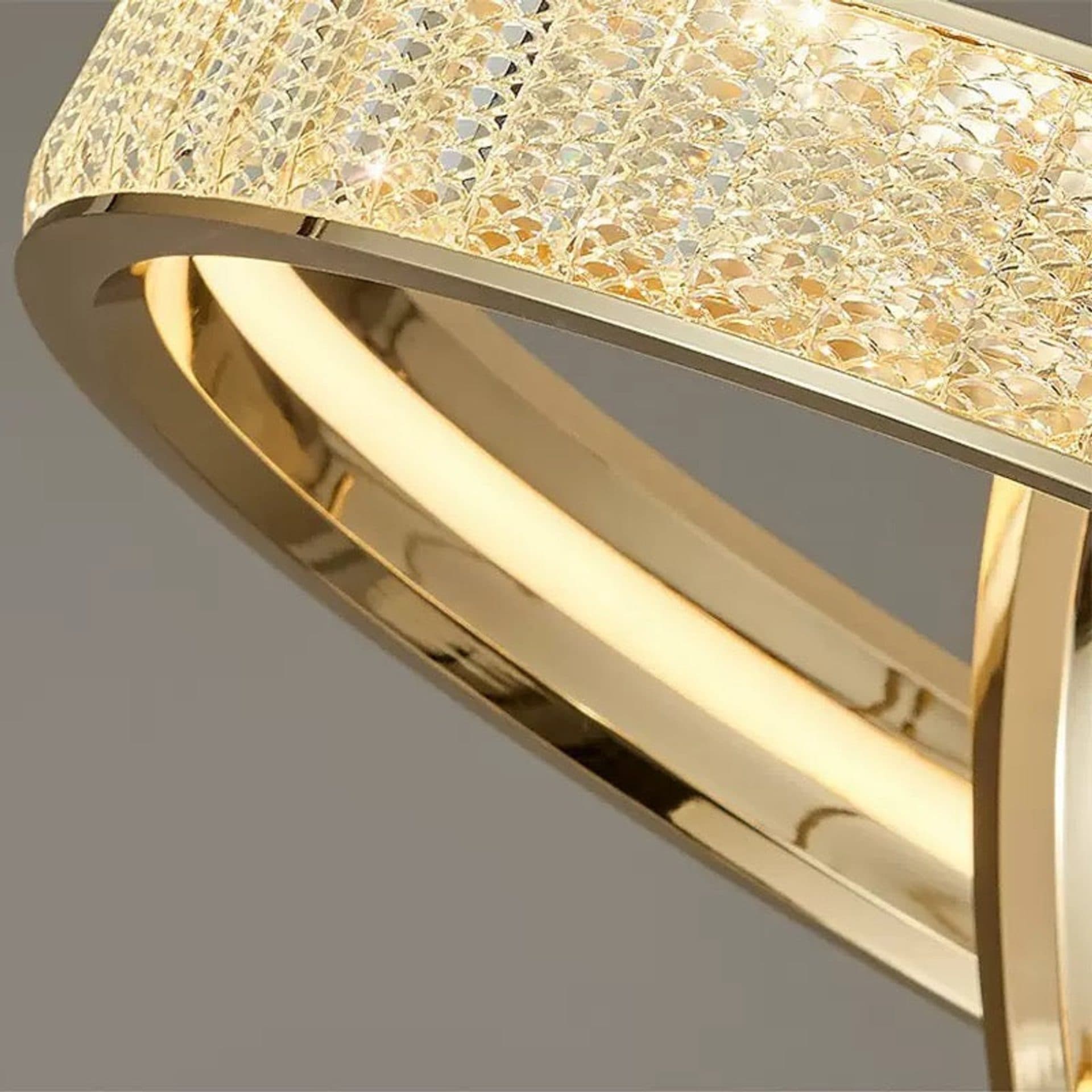 Candelabru Flippy Kensington Magno Cristal Auriu 2 elemente Inaltime reglabila — imagine 4