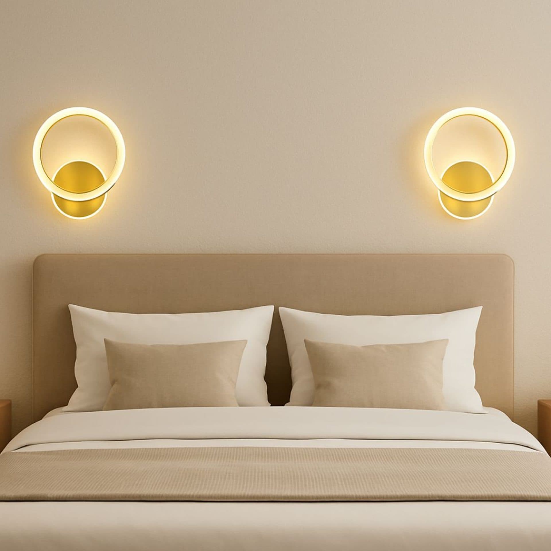 Lustra LED Aplicata Flippy Dario 33W Auriu cu Telecomanda — imagine 2