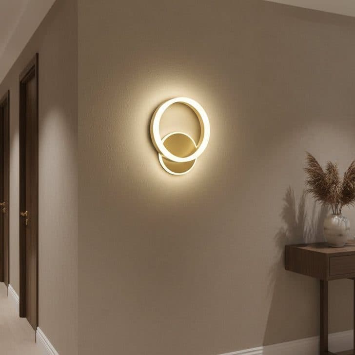 Lustra LED Aplicata Flippy Dario 33W Auriu cu Telecomanda — imagine 11