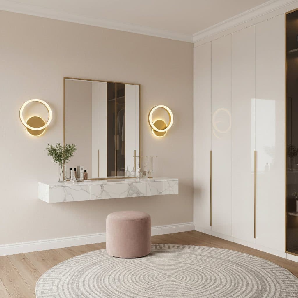 Lustra LED Aplicata Flippy Dario 33W Auriu cu Telecomanda — imagine 12