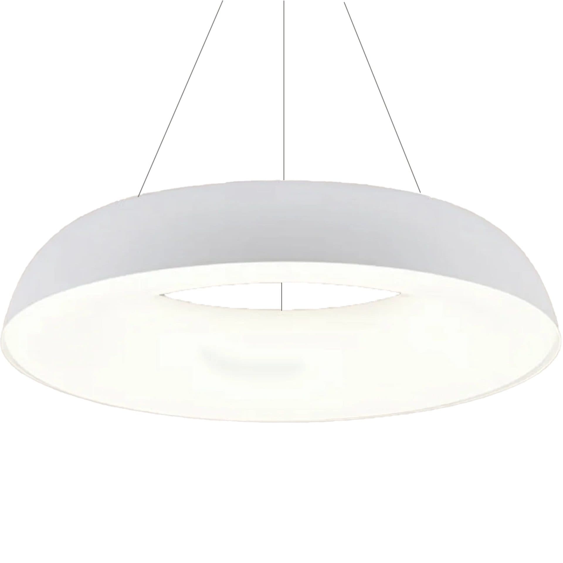 Lustra LED suspendata Flippy 73W Telecomanda Alb — imagine 3