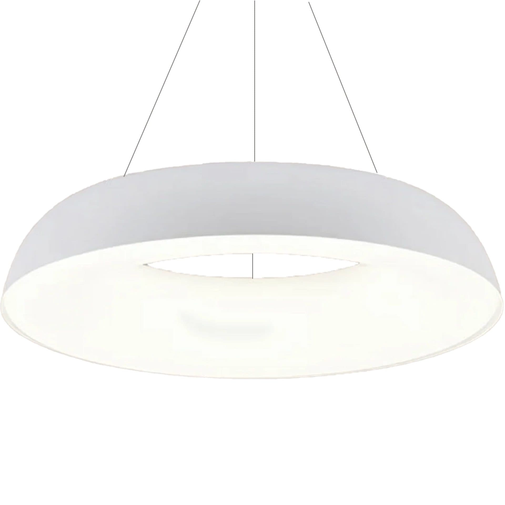 Lustra LED suspendata Flippy 73W Telecomanda Alb — imagine 7
