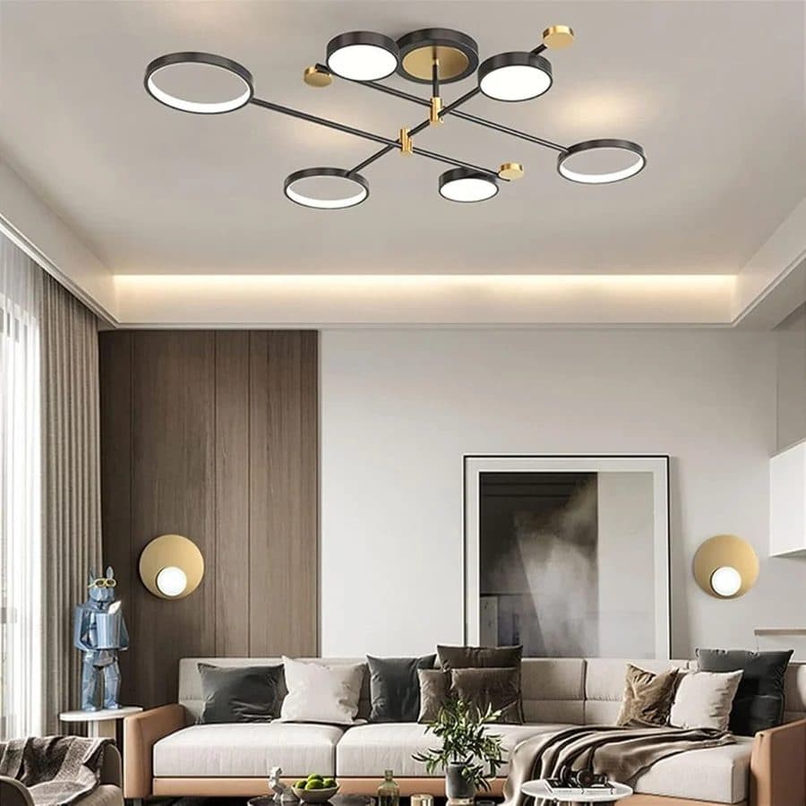 Lustra LED Flippy MARIA 31W 6 Element Negru — imagine 2